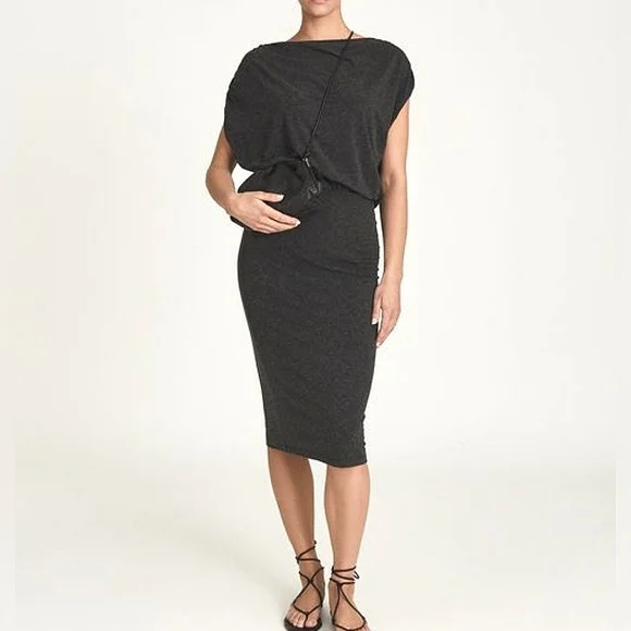 NWT REISS | Evelyn Drapey Jersey Dress - Picture 2 of 6